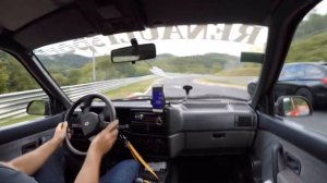 Mi primera vuelta a Nürburgring Nordschleife Touristenfahrten 10:32 BTG, Renault 19, 04/09/2019