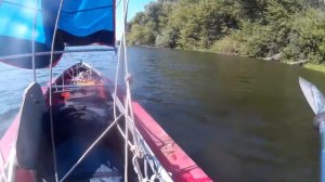 Троекурово - Елец водный поход на парусной байдарке.