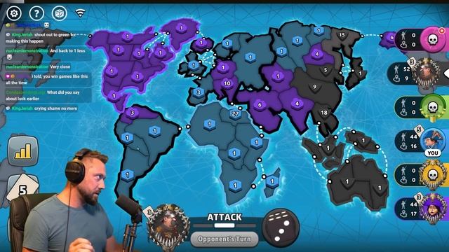 The Most UNLUCKY Game Of Risk- Risk Global Domination Fixed Friday