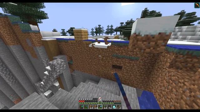 КОПАЕМ ОТВЕРСТИЕ НА SCHALKER VANILLA MINECRAFT  майнкрафт!