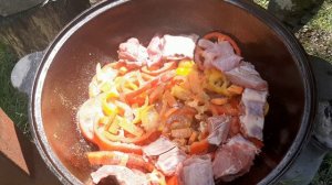 Вкусняшка.Говядина в казане .