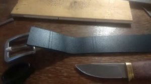 Кожаный ремень своими руками