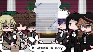 BSD React to Atsushi Nakajima | Gacha Club Reaction Video | Short |