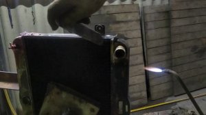 Пайка радиатора системы охлаждения двигателя. Часть 1