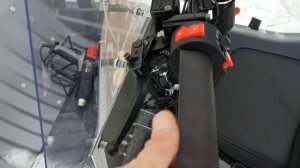 установка подогрева ручек руля