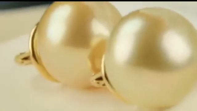 ЗОЛОТЫЕ СЕРЬГИ С ЗОЛОТИСТЫМ ЖЕМЧУГОМ ПОДАРИТЕ СЕБЕ КРАСОТУ! смотреть онлайн