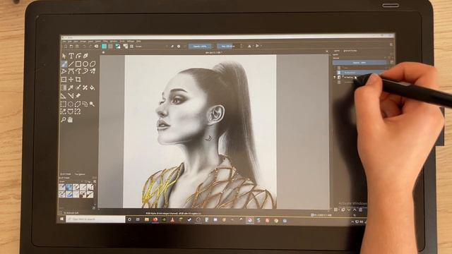 How to apply glow effect to your drawings with Krita смотреть онлайн