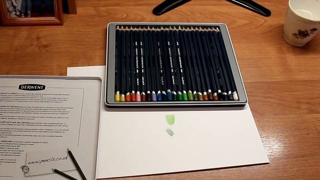 ОБЗОР ⇛ акварельные карандаши Watercolour 24 ОТ DERWENT