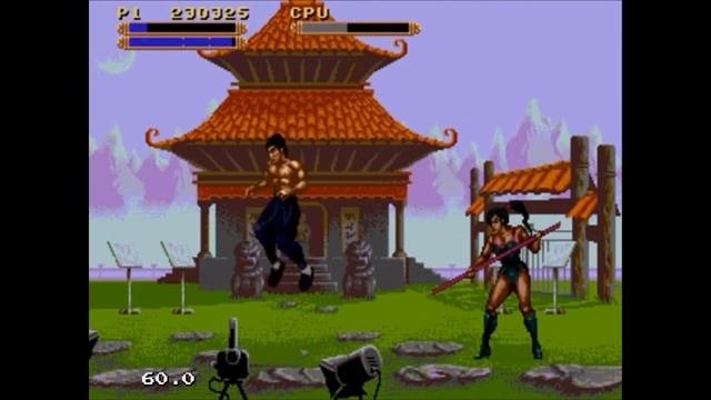 Видеопрохождение и обзор Dragon - The Bruce Lee Story(История Брюса Ли) Sega,Genesis.