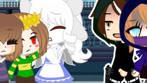 Если услышишь эту песню, беги!меме|гача клуб|Андертейл