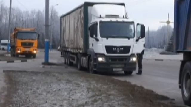 рейд полиции по грузовым авто 05 12 14