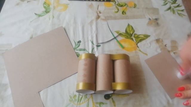 Поделка на 23 февраля для пап. Делаем танк из втулок. смотреть онлайн