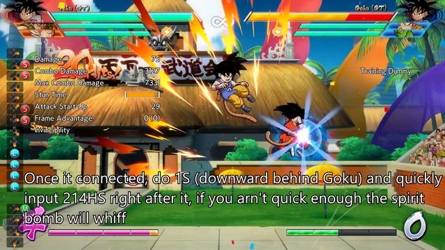 [OUTDATED] DBFZ 1.17 GT Goku Week 1 BnB Combos | DRAGON BALL FighterZ