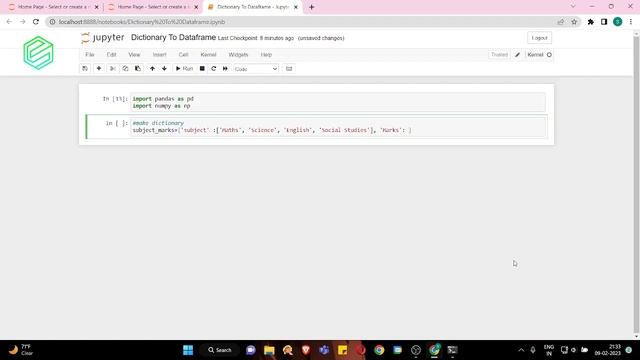 How to create DataFrame from a Dictionary easily using Pandas in Jupyter Notebook | Python смотреть онлайн