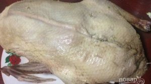 Рождественский гусь с квашеной капустой