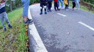 Ironkid71 в Туле. Косая Гора, лыжероллерная трасса имени Веденина.