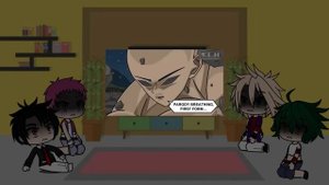 Uppermoons + Muzan react to Saitama in Demon Slayer | Demon Slayer |Gacha react|