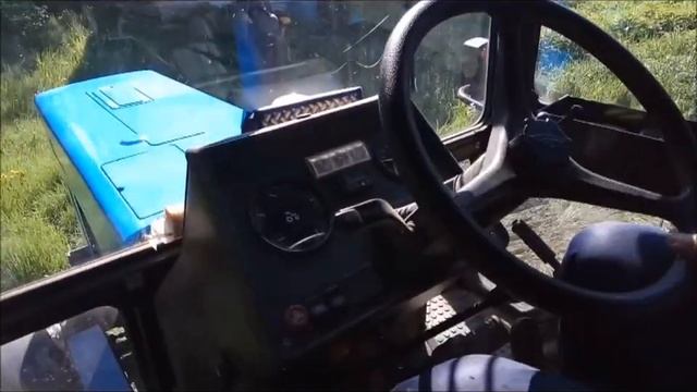 Сажаем картофель двухрядной сажалкой на тракторе МТЗ 82.1 смотреть онлайн