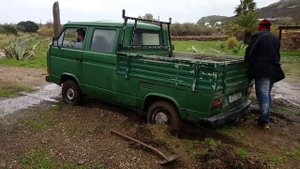 Фольксваген Т3. Вытаскиваем.