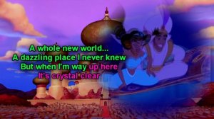 Aladdin | A Whole New World | Karaoke Duet