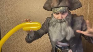 Моделирование для детей №1  как сделать саблю из шарика шдм