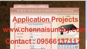 Public Web Status Monitoring System