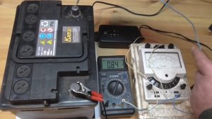 Измерение тока зарядки аккумулятора