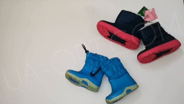 Детские утеплённые резиновые сапоги оптом 10 пар * 6 €/пара лот №3210 купить ? +380671976827 смотреть онлайн