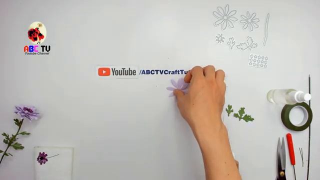 ABC TV | How To Make Easy Zinnia Paper Flower | Flower Die Cuts (Slowly) - Craft Tutorial смотреть онлайн