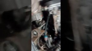 Горит масленка на холодном моторе.