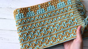 Невероятно красивое мозаичное вязание! Просто невозможно оторваться