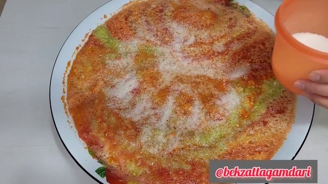 Огонек на зиму без варки.Қайнатылмайтын огонёк. Аджика.Томат
