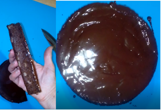 Банановый брауни без муки.