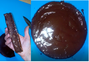 Банановый брауни без муки.