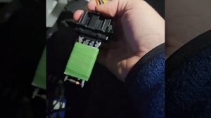fiat doblo heater fan resistor location
