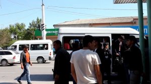 Худжанд. Автовокзал. Таджикистан.