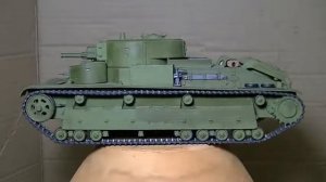 Советский средний танк Т 28 Обзор сборной модели 1к35