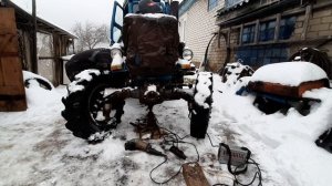 Установка ПВМ на Т-40/СПЕЦАЛЬНО ДЛЯ ВАС/Устраняю последние дефекты/Начинаю делать отвал