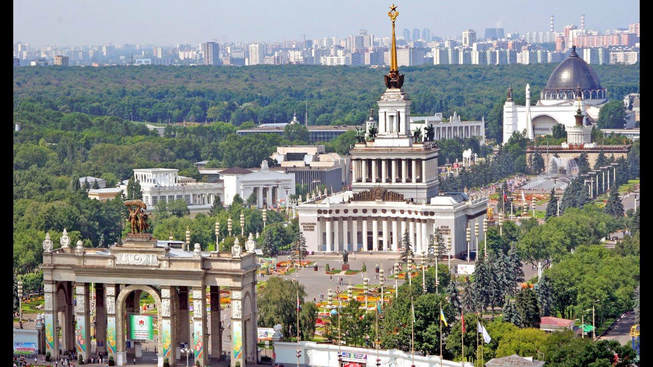 Прогулка по Москве ч.2   Парки  Moscow parks