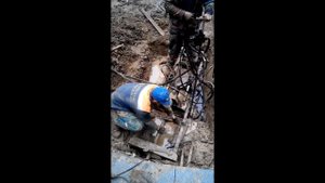 Делаем ливнёвку труба 110мм. Уклон 1.5 см. на 1м.п.