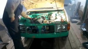 АЗЛК 2141 на первом запуске после капиталки