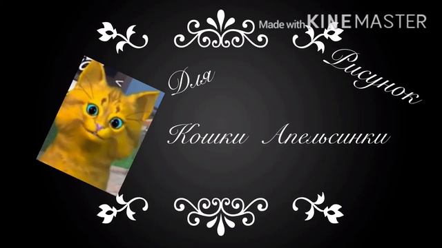 Рисунок для Кошки Апельсинки