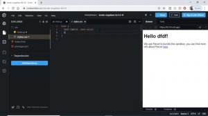 CodeSandBox.io Online IDE For Web Development Tutorial for Beginners