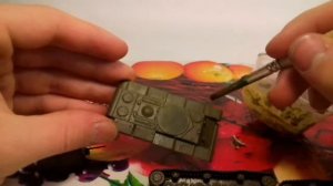 Как собрать модель танка КВ-1. Часть 2. Покраска. [ДХ#1]