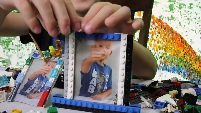 ? ?Придумываем и делаем сами из ЛЕГО. Строим фоторамку. Лайфхаки ЛЕГО #LEGO #давайиграть #1lego