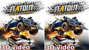 FlatOut 4  3D video SBS VR box google cardboard