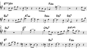 Corcovado -  Easy Solo Example for Alto Sax