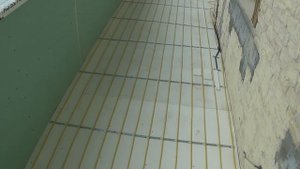 Нагревательный кабель на балконе без стяжки