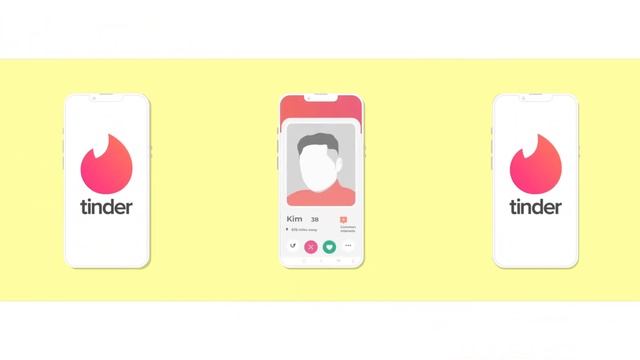 Tinder advertising animation 3d render with the sketch and toon shader смотреть онлайн