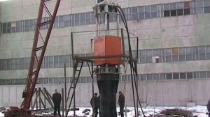 РОПАТ. Испытания гидромолота МГ5ш на заводском стенде.